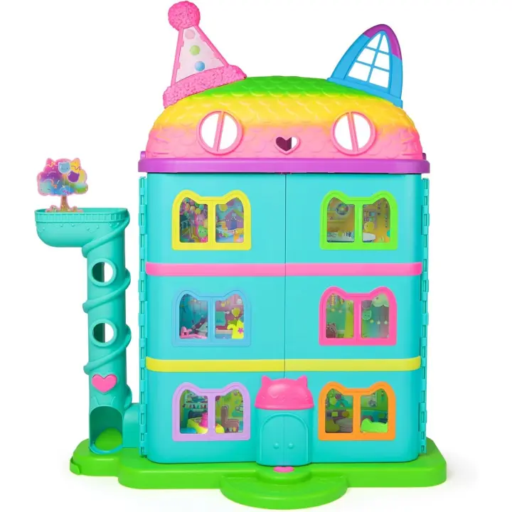 SPIN MASTER - CASA DE MUÑECAS FESTIVA GABBY'S DOLLHOUSE CON SONIDOS + FIGURA Y ACCESORIOS - 1