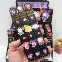 24pcs Bolígrafos De Gel Hello Kitty Sanrio Neutros Con Estampado De Parche Metálico Suministros De Oficina Y Estationería Para Estudiantes Y Regalos Para Niños - details 2