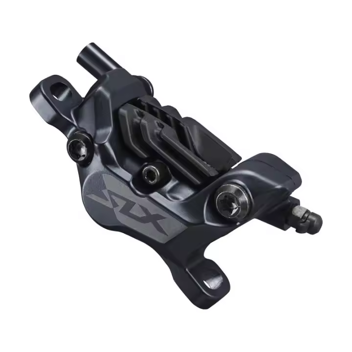 SHIMANO | Pinza De Freno Hidráulica SLX M7120 - La pinza SLX M7120 ofrece un funcionamiento constante del freno y una potencia de frenado fiable en todas las condiciones La pinza de 4 pistones mejora - 1