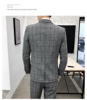 Nueva Moda Traje Tres Piezas Para Hombre Estilo Delgado Casual + Negocios Chaqueta + Pantalones Material Poliéster Adecuado Para Bodas Cuatro Estaciones - details 22