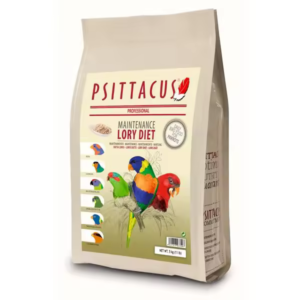 Psittacus Lory Diet Mantimiento, Comida para loros, 5kg Comida de Pájaros - 1