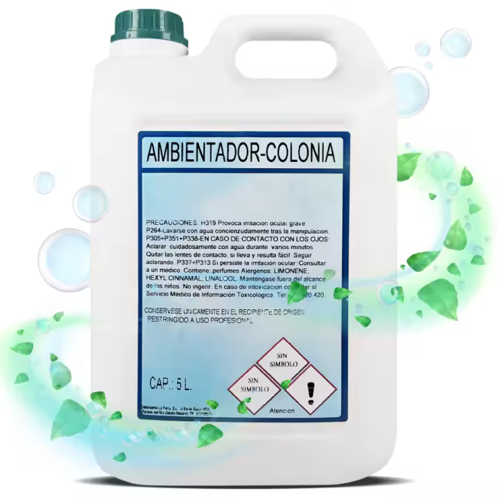 LUCCY Ambientador Colonia Líquido 5 litros | Agradable Olor | Hogar, Empresas, Negocio - 1