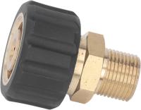 Adaptador de Lavadora, adaptador, conector de Manguera de Pistola, 5000 PSI, repuestos, macho G3/8 en hembras M22, 15 mm - details 1