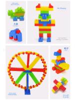 Juguetes Educativos De Bloques De Construcción Grandes Y Ecológicos Para Niños 130 Piezas Juego De Rompecabezas Para Desarrollar La Inteligencia - details 4