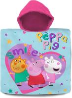Poncho toalla niños 100% algodon de Peppa Pig, Toalla de Playa Infantil de  Peppa Pig con Capucha Toalla de Baño Poncho Toalla Poncho para Niñas Niños de 2 a 8 años de 60cm x 60cm, 300gsm - details 4