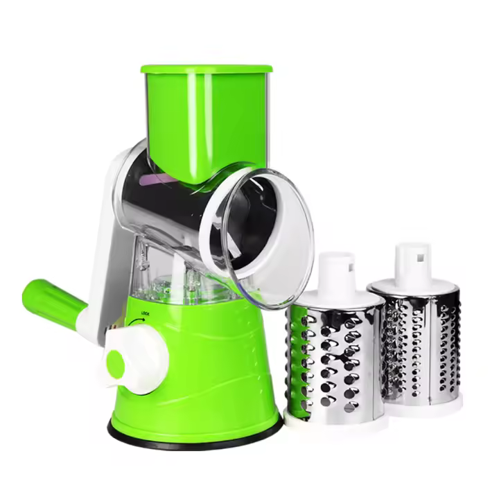 Cortador De Verduras Manual Rollo De Cocina Herramienta De Cocina Cortador De Frutas Y Verduras Redondo Rascar Patatas Zanahorias Rallador Ecológico - 1