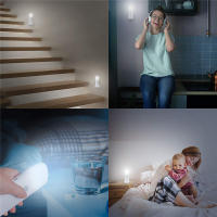 Lámpara Nocturna Sensor De Movimiento USB Recargable LED Portátil Para Habitación De Niños Y Dormitorio Iluminación Dimmable - details 14