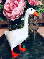 Soporte De Llaves En Forma De Pato Creativo Y Moderno Para Escritorio De Oficina Y Decoración Del Hogar Estatua De Pato Simulada De Resina Magnética - details 4