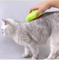 Cepillo Eléctrico Para Mascotas Cepillo De Pelaje Para Gatos Y Perros Con Spray De Vapor Masajeador Anti Voladores Para Limpieza De Pelo De Animales - details 6
