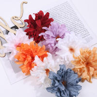3/5/10Pcs Cabezas De Flores Artificiales De Seda Dahlia Para Boda Decoración Del Hogar DIY Corona Regalo Caja Scrapbooking Artesanía Flor Falsa - details 4