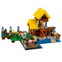 Conjuntos De Bloques Compatible MOC MC My World Serie La Granja Casita Juguetes Para Niños Regalo Bloques De Construcción Pequeños Para Edad 6-12 Años Material ABS Sin Batería Producido En China - details 1
