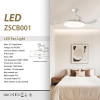 Hola led Ventilador de Techo LED 42" Blanco – 60W, 6 Velocidades, Motor DC Silencioso, Luz Regulable en Color, con Mando - details 0
