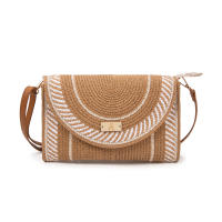 Bolso pequeño tipo sobre con diseño trenzado y bandolera ajustable | Elegante, ligero y exclusivo para verano 2025 | Edición limitada | ABAG - details 1