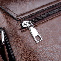 Bolso De Hombro Para Hombre Vintage De Cuero Genuino Pequeño Bolso Cruzado Diseñador Negocios Bolso Mensajero Moda Bolsa Colgante - details 14