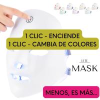 MISTIK  Máscara Facial Led Terapia De Fotón Dispositivo Regenerador Inalámbrica De 7 Colores y Serum Vitamina C Equipo Rejuvenecimiento De La Piel Acne Arrugas Lineas Expresion Manchas Rosacea Luz Diodos Recargable de Mistik Beauty Madrid - details 11