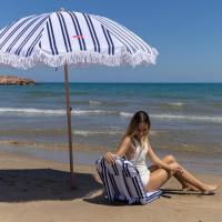 Flamingueo Tumbona Plegable Silla Playa Plegable Reclinable Tumbona Mochila Silla Plegable Ligera Respaldo Playa 5 Posiciones Beach Chair - details 6