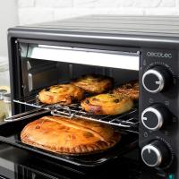 Cecotec 3818 Bake&Toast 2600 Black 4Pizza Hornos eléctricos de convección de 26 litros con piedra especial para pizzas y 6 funciones diferentes - details 2