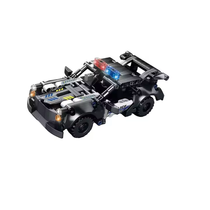 Juego de construcción en bloques Coche de Policía - Modelos surtidos (Juinsa 702795) - 1