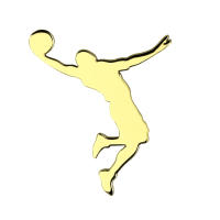 Emblema De Metal Para Coche DSYCAR 1Pcs Adhesivo De Banda De Baloncesto Para Maletero De Auto Estilo Cartoon - details 4