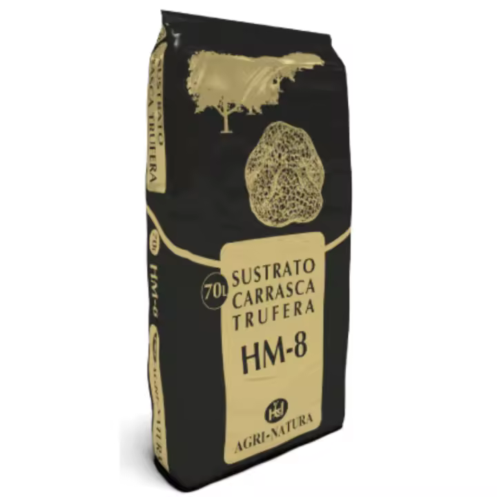✅Sustrato Trufa Negra HM8 70L de AGRINATURA, especial para carrasca trufera gracias a sus mezclas de alta calidad y su aporte de hongos beneficiosos para la aplicación de cultivos micorrizados. - 1