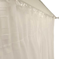 La cortina Stone Color Blanco, (T S S Textil Decoración) con ollados y cinta multifunción, aporta un toque de sofisticación y luminosidad a tu salón, dormitorio o cocina. Fabricada en España con materiales de alta calidad.Disfruta de la calidad - details 5