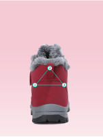 Botas De Invierno Para Hombre De Algodón Con Veludo Cálido Impermeables Antideslizantes Resistentes Al Desgaste Deportivas Al Aire Libre Botines De Nieve Con Cierre De Correas Y Suela De TPR - details 6