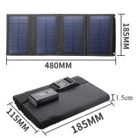 Cargador Solar Portátil Con USB Y Salida DC Placa Solar Plegable De 10-100W Energía Exterior Para Móvil Generador De Energía - details 5