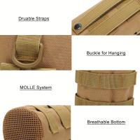 1pc Sports Water Bottle Storage Pouch Bag, Portable Tactical Small Pocket For Outdoor Camping Riding Hiking Hunting - details 2