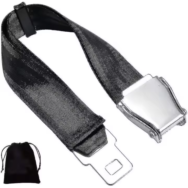 Belt Extender for Aircraft E4 Certified, Adjustable from 15.2 cm to 81.3 cm - 1