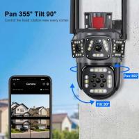 Cámara de seguridad inalámbrica para protección del hogar, vídeo CCTV de vigilancia con seguimiento automático, lente turística al aire libre, IP, WiFi, 6K, 12MP - details 6