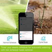 MOES Juego De Riego Inteligente ZigBee Con Timer De Agua Y Filtro De Retardo De Lluvia Control Remoto Compatible Con Alexa Y Google Home - details 2