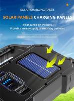 Linterna Recargable USB Impermeable Con 6 Niveles De Brillo COB/LED Torcha Portátil Luz De Camping Y Senderismo Solar Para El Hogar - details 5
