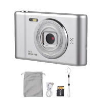 Cámara Digital 1080P Con Lente Dual 50MP Pantalla 2.4” Zoom Digital 8X Batería Integrada Con Tarjeta TF De 32GB - details 7