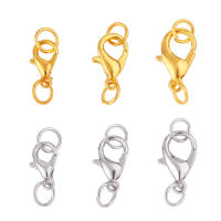 30pcs Correas De Langosta De Acero Inoxidable Con Anillos De Salto Para Hacer Pulseras Y Collares DIY Suministros De Joyería Conectores - details 4