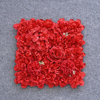 Pared De Flores Artificiales De Seda Rosa 3D Para Boda Fiesta De Enlace Fondo DIY Decoración De Hogar Panel De Flores De Artesanía - details 6