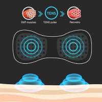 Masajeador De Cuello Inteligente EMS Mini Estimulador Portátil Para Cuello Y Espalda Con Parche De Gel Adhesivo Delgado - details 3
