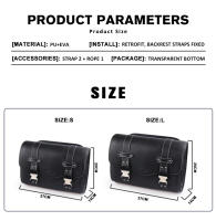Bolsa De Herramientas Para Motocicleta ADNOH Rebel 250 500 1100 300 W400 W650 XL883L SR400 Estuche Lateral Retro PU - details 6