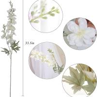 Bouquet De Flores Artificiales 33.5 Pulgadas Para Decoración De Hogar Y Jardín Decoración De Fiesta De Boda Decoración De Exterior Ornamento De Vaso - details 14