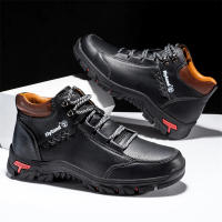 FLYLAND Zapatos Casuales De Cuero Clásico Para Hombres Botas De Tobillo De Negocios Y Conducción Moda Suela De Goma Transpirables Y Aumentan La Altura - details 9