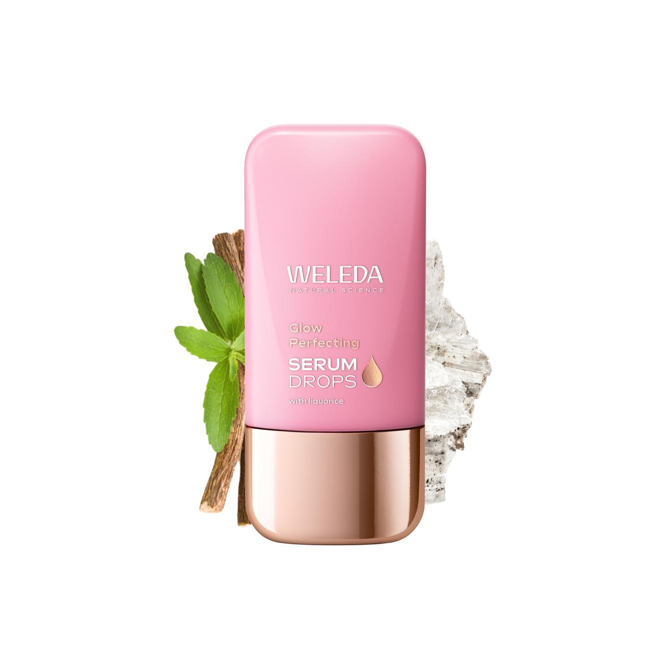 Weleda - Booster Drops Iluminador, Sérum Ligero, Aporta Efecto Glow Inmediato, con Extracto de Regaliz y Pigmentos Minerales, 100% Natural, Textura Ligera, Vegano - 30 ml
