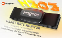 Magene Sensor de Ritmo Cardíaco, Conexión Bluetooth, Correa para el Pecho, Modo Doble, Banda Deportiva, Accesorio para Ciclismo, Mejora H64, H303 - details 0