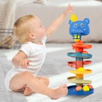 Juguete Educativo Para Bebés Torre De Balones Rodante Juego De Pila Montessori Para Niños De 1 2 3 Años Desarrollo Motor Y Mental - details 2