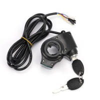 Acelerador Para Ebike Con Pantalla De Batería Y Agarre Del Pulgar Compatible Con Voltajes De 12V a 72V Accesorio Para Bicicletas Eléctricas - details 1