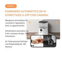 Comedero Automático WiFi Belson DU4LB-VS  Cámara Full HD  Interacción por Voz  Alimentación Dual  4L - details 0