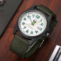 Reloj De Pulsera Deportivo Para Hombre Simple Y Elegante Con Calendario Cuarzo Material De Correa De Nylon Resistente Al Agua - details 2