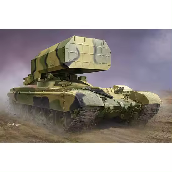 TROMPETER 09560 RUSSIAN TOS-1 MÚLTIPLE ROCKET LANZADOR MOD.1989 1/35 - 1