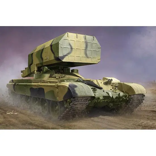TROMPETER 09560 RUSSIAN TOS-1 MÚLTIPLE ROCKET LANZADOR MOD.1989 1/35 - 1