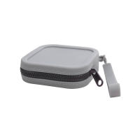 Bolso Cuadrado De Silicona Organizador Monedero Impermeable Con Cierre De Cremallera Bolso Para Cosméticos Y Auriculares Para Estudiantes Unisex - details 20