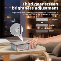 Despertador digital with Cargador inalámbrico, Cargadores para dormitorios, Cargador inalámbrico, Reloj despertador LED digital, termómetro, Cargadores de teléfono de carga - details 1