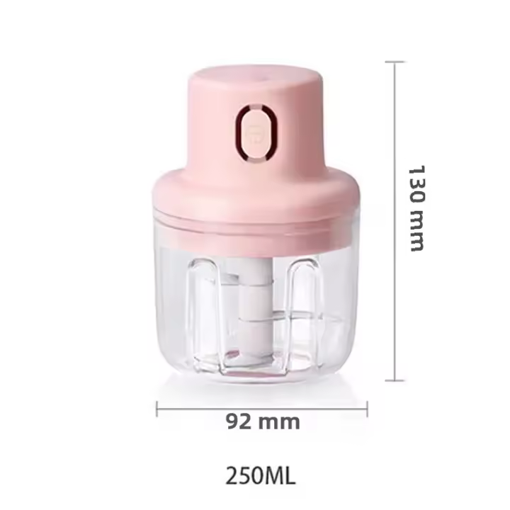 Batidora Eléctrica de Cocina inalámbrica USB, trituradora de Ajo, picadora de carne, Mini trituradora de Chile vegetal, accesorios de cocina, procesador - 1